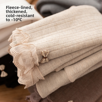 Κορίτσια cropped κολάν από βαμβάκι με μέση στη μέση, κάθετες ρίγες, 88% βαμβάκι