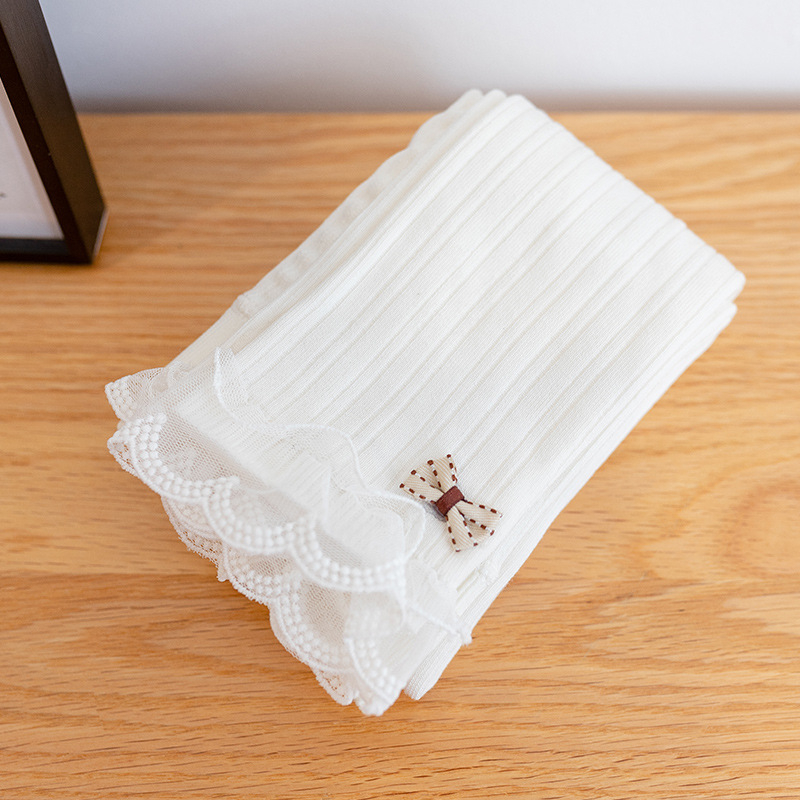 Κορίτσια cropped κολάν από βαμβάκι με μέση στη μέση, κάθετες ρίγες, 88% βαμβάκι