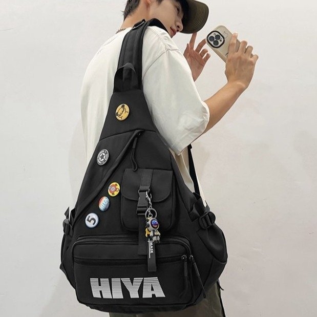 Muška najlonska crossbody torba za slobodno vrijeme, svjež i sladak stil