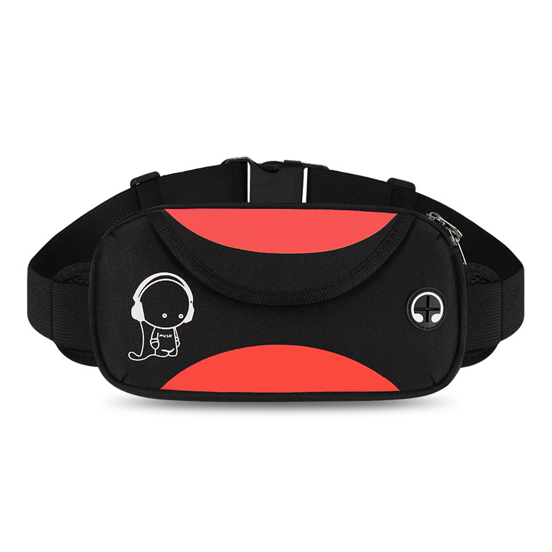 Muška kaišna torbica za telefon za sport i putovanja | Materijal: diving cloth; Podstava: poliester; Može pohraniti predmete; Stil: slobodno vrijeme