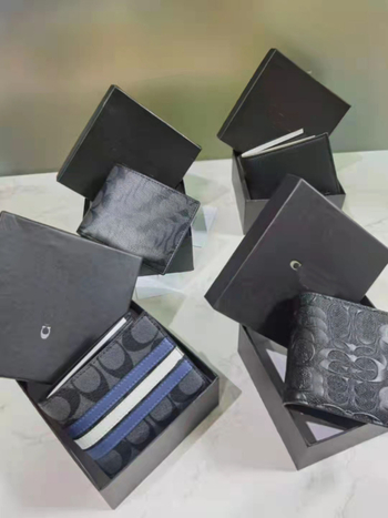 Muški Bi-fold novčanik od PU kože s Lychee teksturom | Materijal: PU; Tekstura: Lychee; Bi-fold dizajn; Vodootporan, Ultra lagan, Proširiv