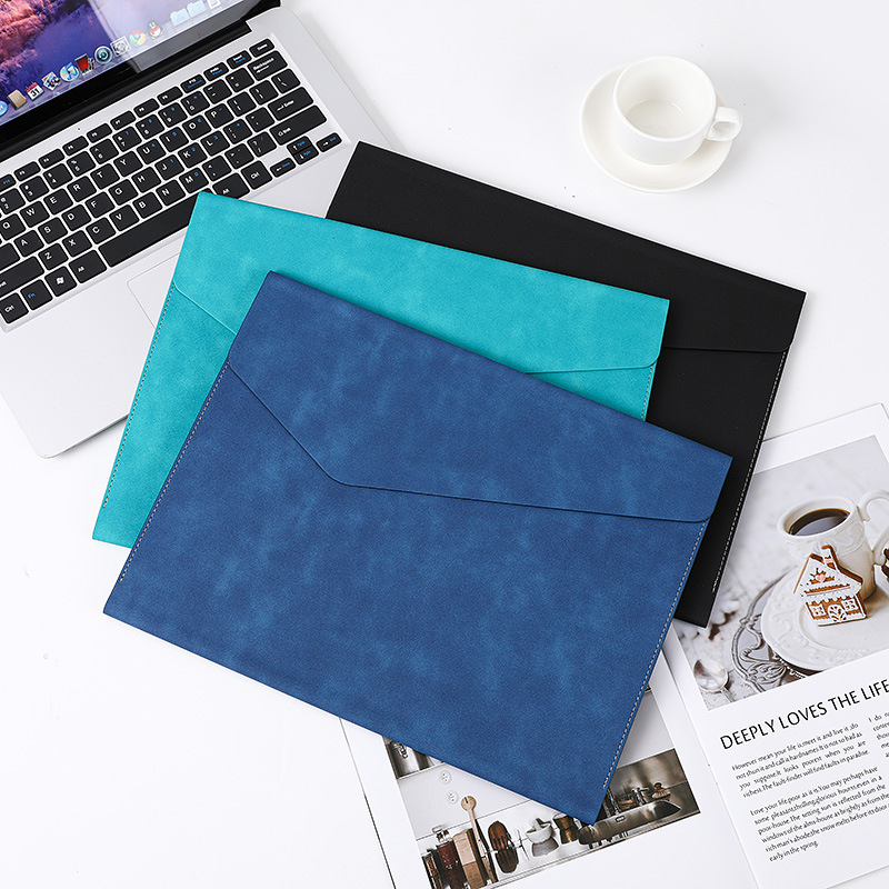 Τσάντα εγγράφων Huicai Stationery από PU δέρμα, κλείσιμο με κουμπιά, κεκλιμένος σχεδιασμός (Μάρκα: Huicai Stationery; Υλικό: PU δέρμα; Τύπος κλεισίματος: κουμπιά; Σχεδιασμός: κεκλιμένος)