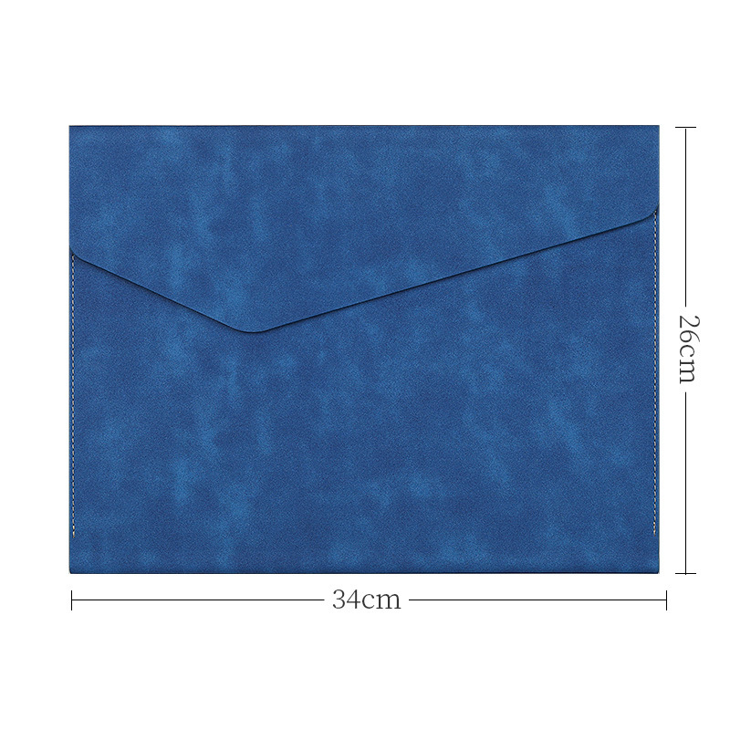 Τσάντα εγγράφων Huicai Stationery από PU δέρμα, κλείσιμο με κουμπιά, κεκλιμένος σχεδιασμός (Μάρκα: Huicai Stationery; Υλικό: PU δέρμα; Τύπος κλεισίματος: κουμπιά; Σχεδιασμός: κεκλιμένος)