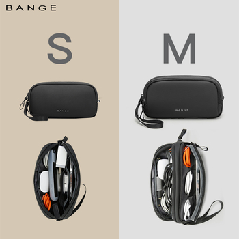 Geantă clutch de călătorie pentru cabluri digitale – compartimente multiple, ultra-ușoară, material tip film, căptușeală din poliester