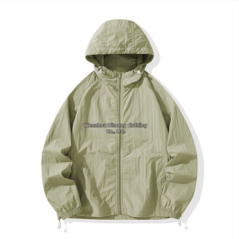 Tricou cu glugă pentru protecție solară, ușor de vară, 100% poliester, mâneci lungi