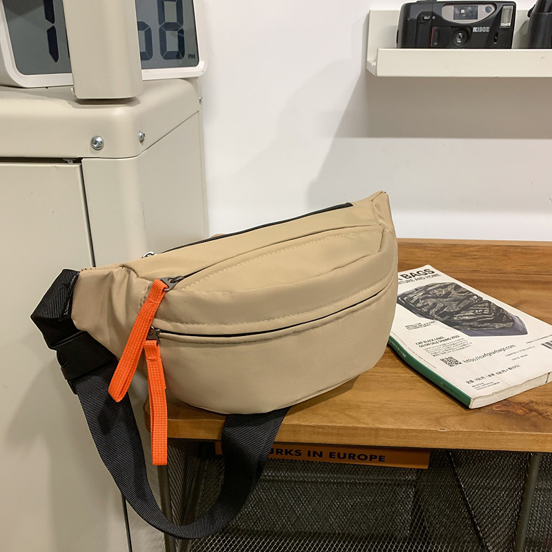 Muška crossbody torba (ulični stil; najlon; vodootporan; model 3772; uzorak: slovo)