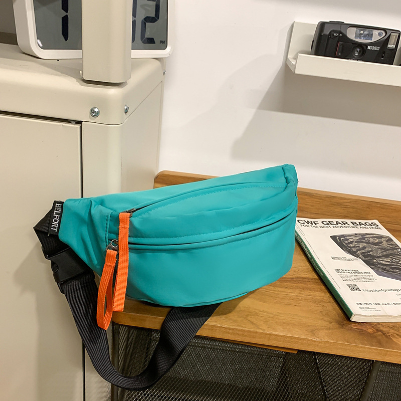 Muška crossbody torba (ulični stil; najlon; vodootporan; model 3772; uzorak: slovo)