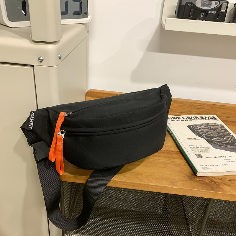 Muška crossbody torba (ulični stil; najlon; vodootporan; model 3772; uzorak: slovo)