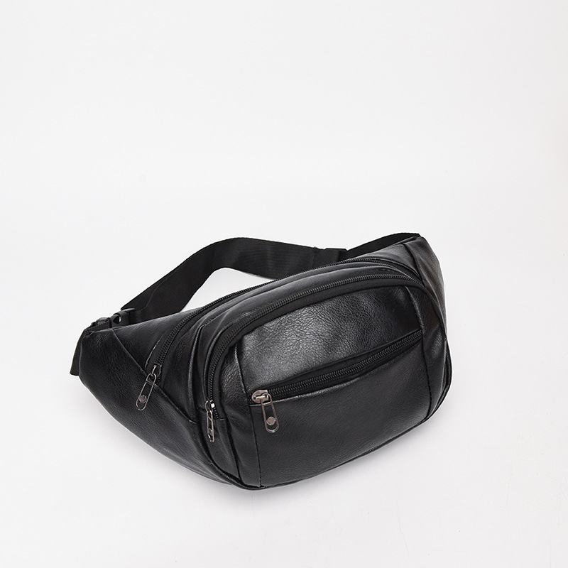 Sportska torba za struk s velikim kapacitetom, PU materijal, vodootporna, zaštita od krađe, unisex, za trčanje