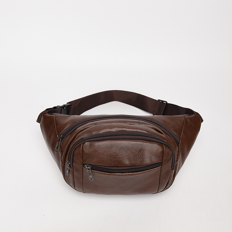 Sportska torba za struk s velikim kapacitetom, PU materijal, vodootporna, zaštita od krađe, unisex, za trčanje