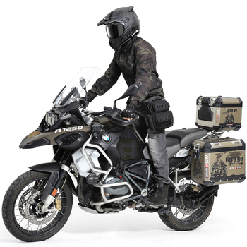 Taktična torbica za nogu za motocikl; materijal Oxford; vodootporna; otporna na habanje; otporna na rezanje; podstava od poliestera.