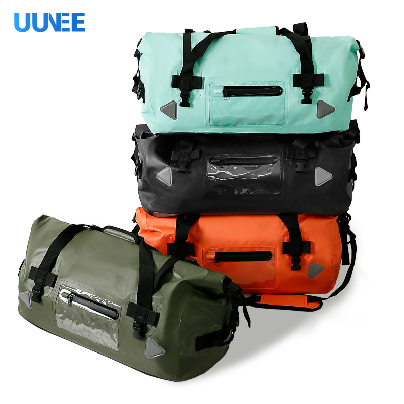Uunee PVC vodootporna putna torba, 56–75L, za outdoor sportove, cross-body, unisex