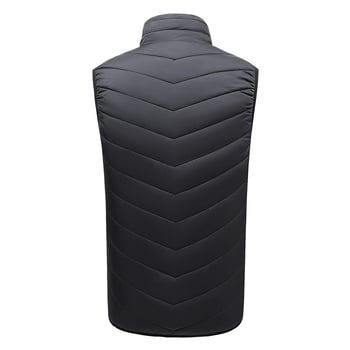 Есенно/зимна трансгранична отопляема жилетка, отопляеми дрехи, USB електрически отопляеми топли мъжки умни топли дрехи, директни продажби на едро от фабриката