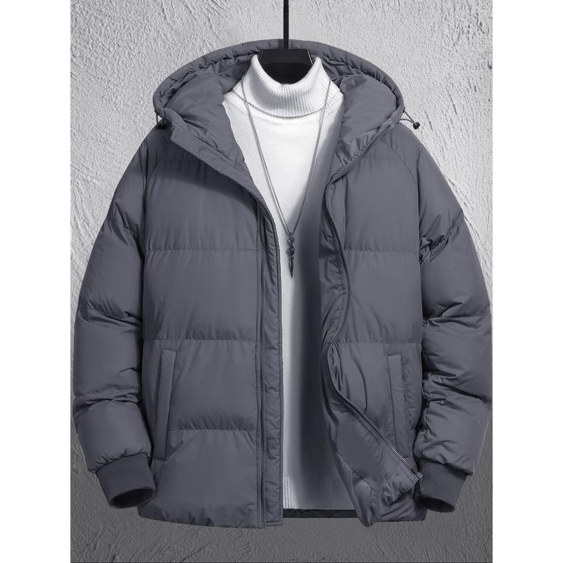 Ανδρικό αντιανεμικό μπουφάν χωρίς κουκούλα, Slim fit, παχύ ύφασμα, Lycra-Vinylon ανάμειξη, Καλοκαίρι 2023