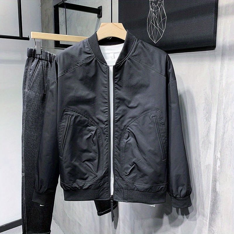 Μπουφάν baseball από corduroy με γούνα κουνελιού, κορεατικό στυλ, στενή γραμμή, κουκούλα, πέτο