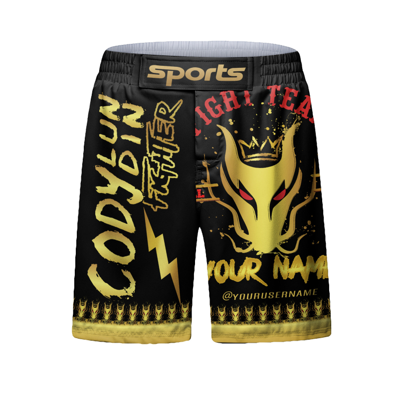 Ανδρικά αθλητικά σορτς για προπόνηση – γρήγορο στέγνωμα, στενή εφαρμογή, υψηλή ελαστικότητα, ύφασμα πολυεστέρα-λικρα.