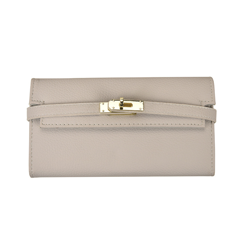 PU ženska clutch torbica s mekom drškom, gradski minimalistički stil, jednofarbeni dizajn, višestruki pretinci za kartice, podstava od poliestera