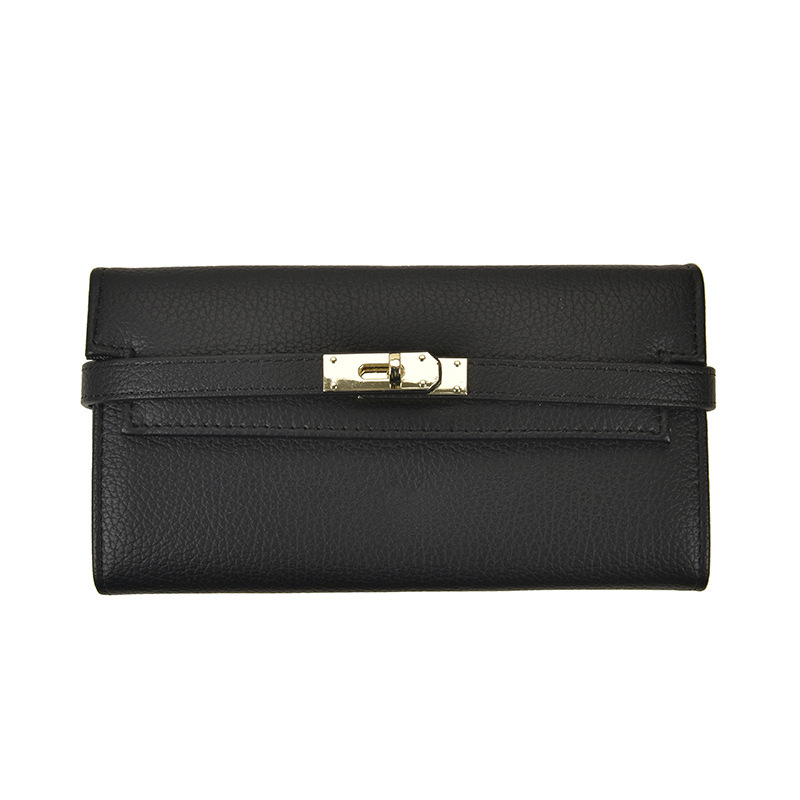 PU ženska clutch torbica s mekom drškom, gradski minimalistički stil, jednofarbeni dizajn, višestruki pretinci za kartice, podstava od poliestera