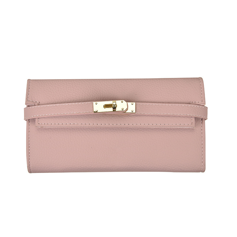 PU ženska clutch torbica s mekom drškom, gradski minimalistički stil, jednofarbeni dizajn, višestruki pretinci za kartice, podstava od poliestera