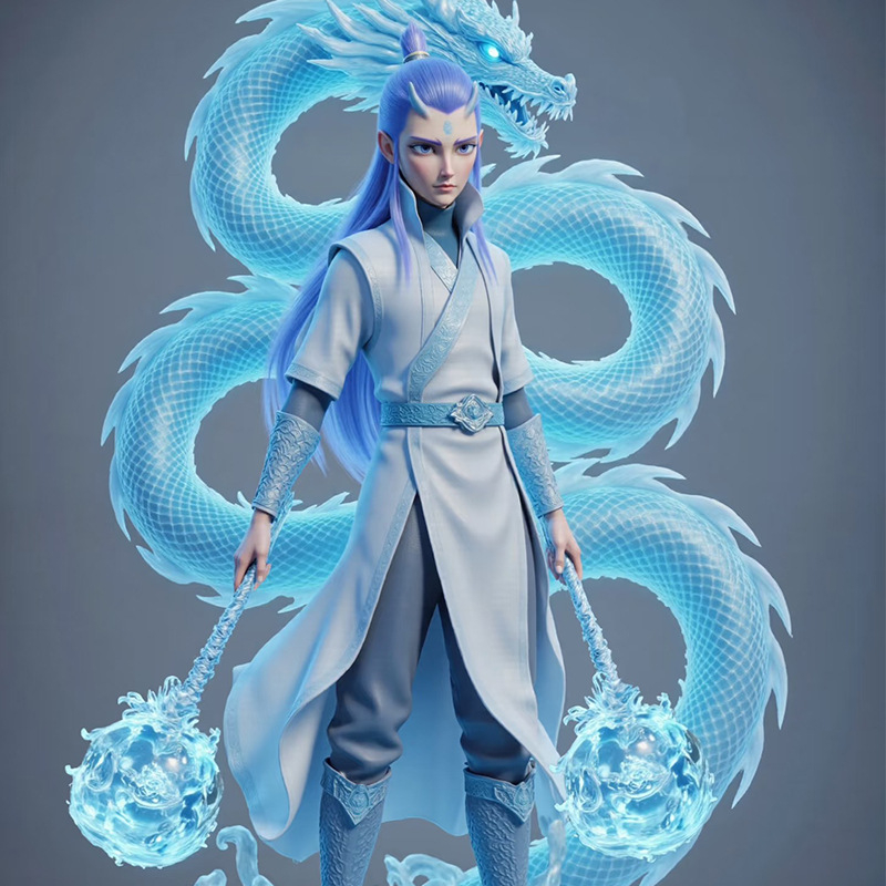 Nezha cosplay kostim – unisex, poliester 95%+, za igre i animaciju, proljeće 2025