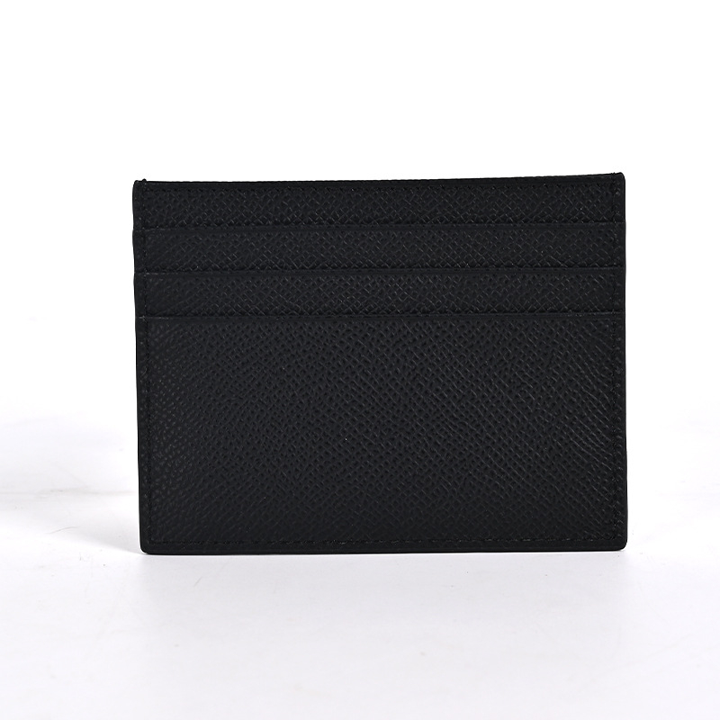 Držač kartice za vozačku dozvolu od prave kože — ultra-tanki all-in-one novčanik za kartice, jednobojni uzorak, podstava od teleće kože, Artisan Pavilion Leather
