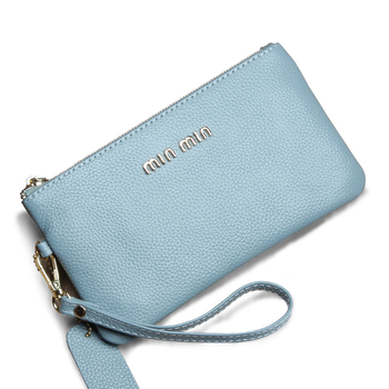 Ženski clutch BJ-RR603 — Prava koža, Koža prvog sloja, Novčanik s 1 preklopom, Jednobojna