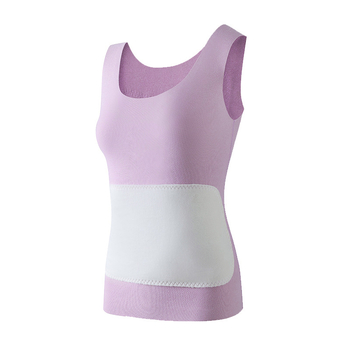 Vesta termică pentru femei, cu patch pe față și pe spate, încălzită, țesătură groasă de poliester