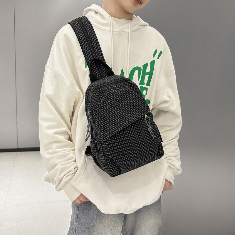 Muška Chest Bag - Nylon, Vodootporna, Ultra lagana, Otporna na habanje, Poliester podstava