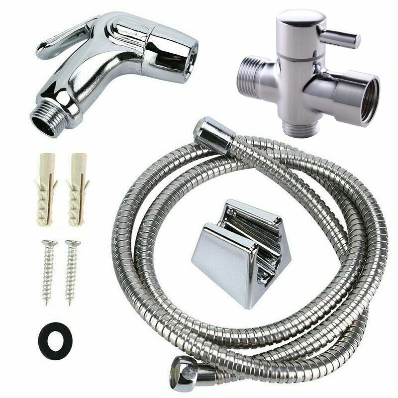Toaletna bidet tryska — ABS, kromirani premaz, 4-punktno spoj, radna temperatura 0–90°C