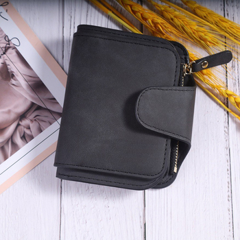 FEIVIS PU kožni novčanik sa zatvaračem i pretinicom za kovanice, gradski stil jednostavnosti, prozračan, otporan na habanje, proširiv