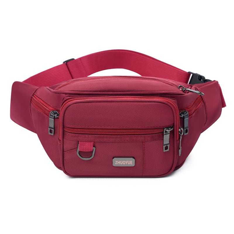 Férfi deréktáska – Oxford anyag, vízálló és kopásálló, 8 hüvelykes eszközökhöz, egyszínű