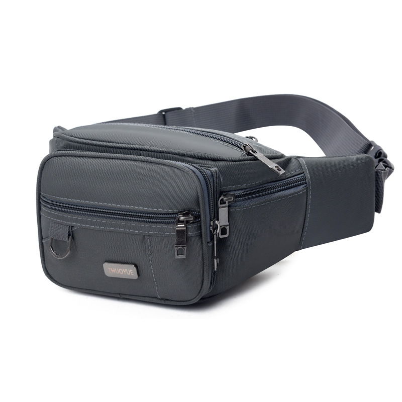 Férfi deréktáska – Oxford anyag, vízálló és kopásálló, 8 hüvelykes eszközökhöz, egyszínű