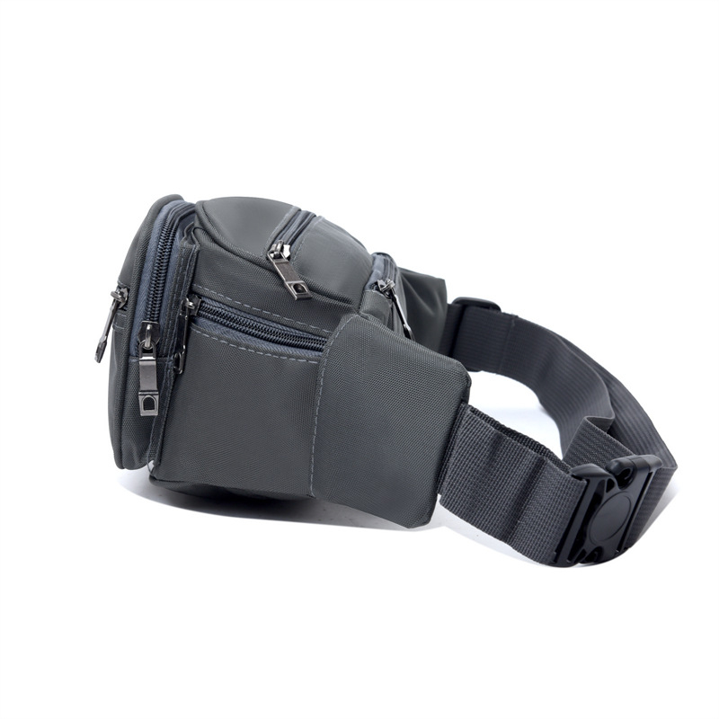 Férfi deréktáska – Oxford anyag, vízálló és kopásálló, 8 hüvelykes eszközökhöz, egyszínű