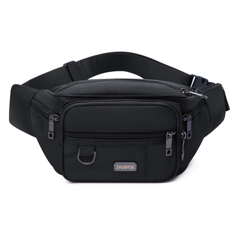 Férfi deréktáska – Oxford anyag, vízálló és kopásálló, 8 hüvelykes eszközökhöz, egyszínű