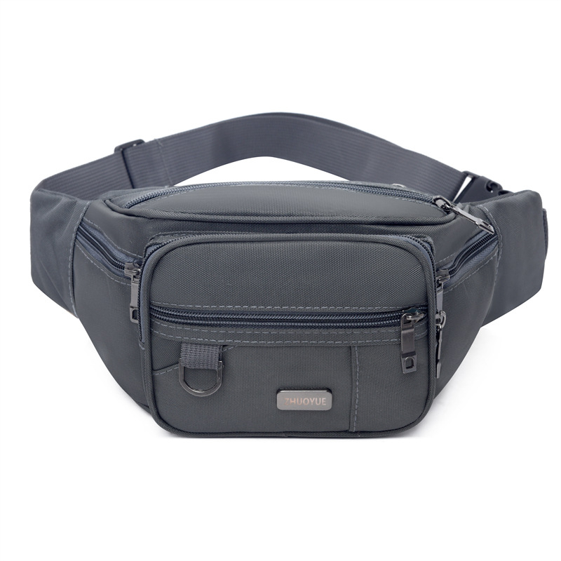 Férfi deréktáska – Oxford anyag, vízálló és kopásálló, 8 hüvelykes eszközökhöz, egyszínű