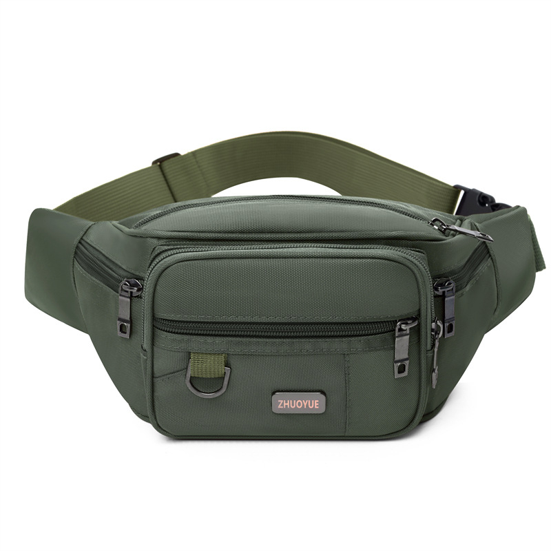 Férfi deréktáska – Oxford anyag, vízálló és kopásálló, 8 hüvelykes eszközökhöz, egyszínű