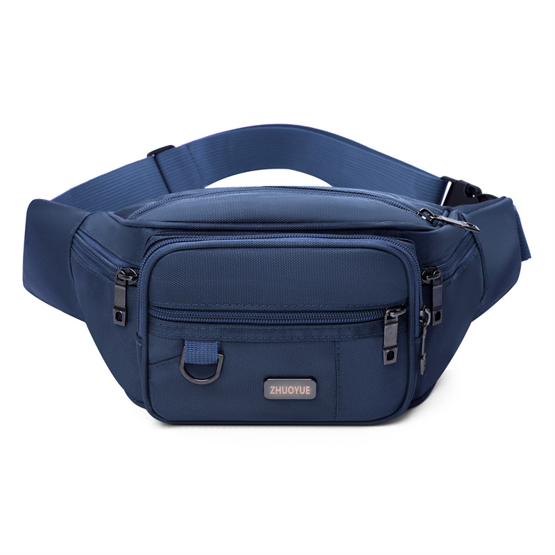 Férfi deréktáska – Oxford anyag, vízálló és kopásálló, 8 hüvelykes eszközökhöz, egyszínű