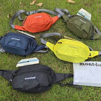Montbell uniszex deréktáska nylonból, lélegző, vízálló, ultrakönnyű, antibakteriális; bélés poliészter
