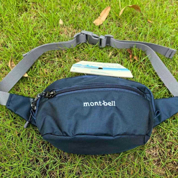 Montbell uniszex deréktáska nylonból, lélegző, vízálló, ultrakönnyű, antibakteriális; bélés poliészter