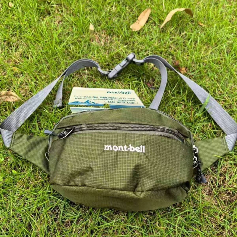 Montbell uniszex deréktáska nylonból, lélegző, vízálló, ultrakönnyű, antibakteriális; bélés poliészter