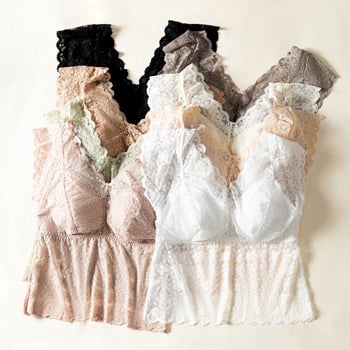 Csipkés váll nélküli melltartó formázott 3/4 kosárral, légáteresztő és kényelmes, szép hát