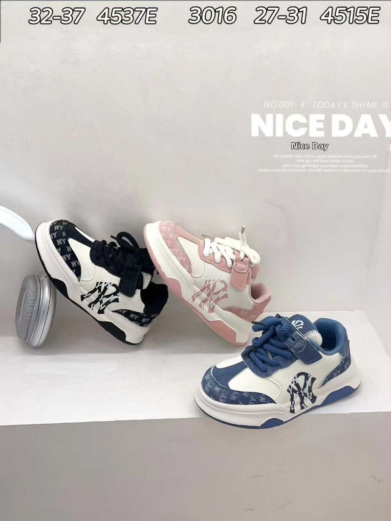 Dječje sportske casual tenisice s Velcro zatvaračem — gornji dio Super Fiber, uzorak Color Blocking, gumena potplat, protuklizne i otporne na habanje