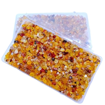 Κρυστάλλινο χαλίκι για διακόσμηση κήπων και παχύφυτων, ημιπολύτιμος κρύσταλλος, σε κουτιά, 40 τεμάχια, 454 g