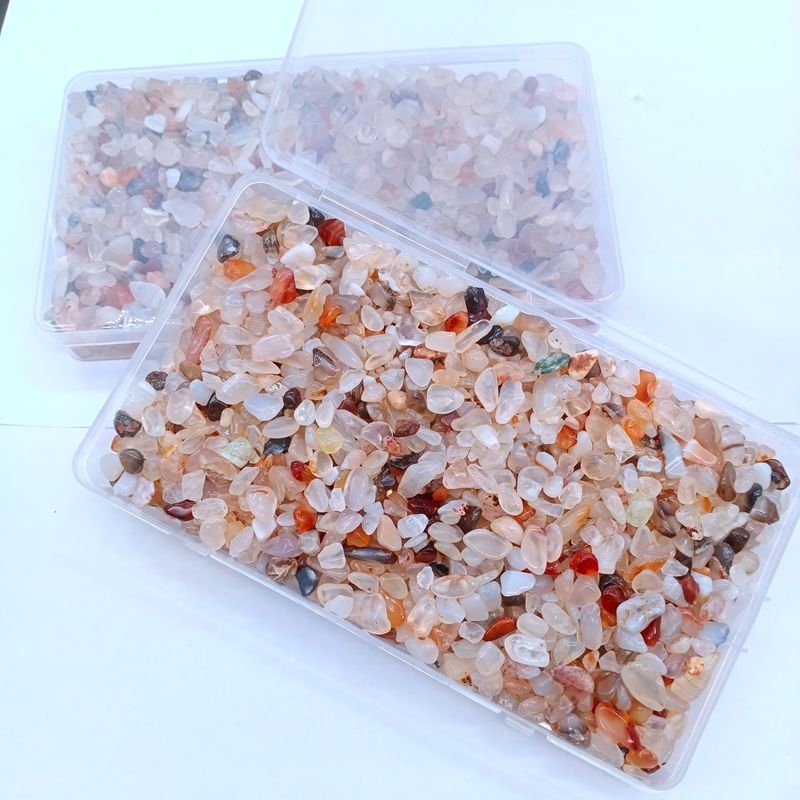 Κρυστάλλινο χαλίκι για διακόσμηση κήπων και παχύφυτων, ημιπολύτιμος κρύσταλλος, σε κουτιά, 40 τεμάχια, 454 g