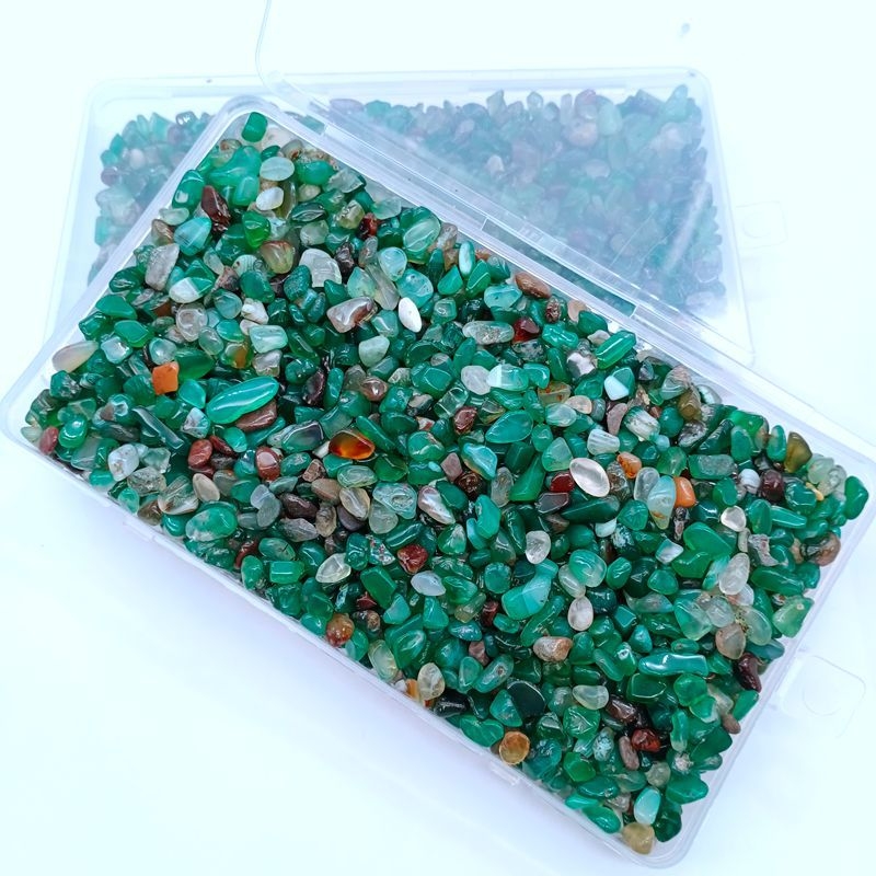 Κρυστάλλινο χαλίκι για διακόσμηση κήπων και παχύφυτων, ημιπολύτιμος κρύσταλλος, σε κουτιά, 40 τεμάχια, 454 g
