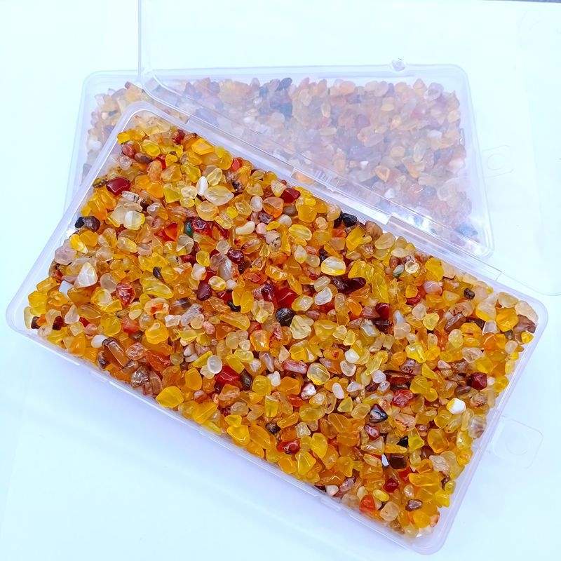 Κρυστάλλινο χαλίκι για διακόσμηση κήπων και παχύφυτων, ημιπολύτιμος κρύσταλλος, σε κουτιά, 40 τεμάχια, 454 g