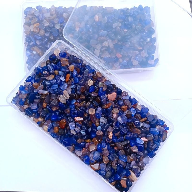 Κρυστάλλινο χαλίκι για διακόσμηση κήπων και παχύφυτων, ημιπολύτιμος κρύσταλλος, σε κουτιά, 40 τεμάχια, 454 g