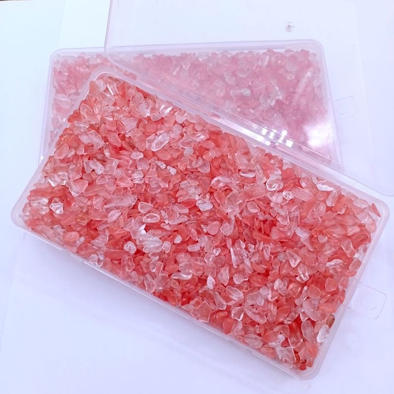 Κρυστάλλινο χαλίκι για διακόσμηση κήπων και παχύφυτων, ημιπολύτιμος κρύσταλλος, σε κουτιά, 40 τεμάχια, 454 g