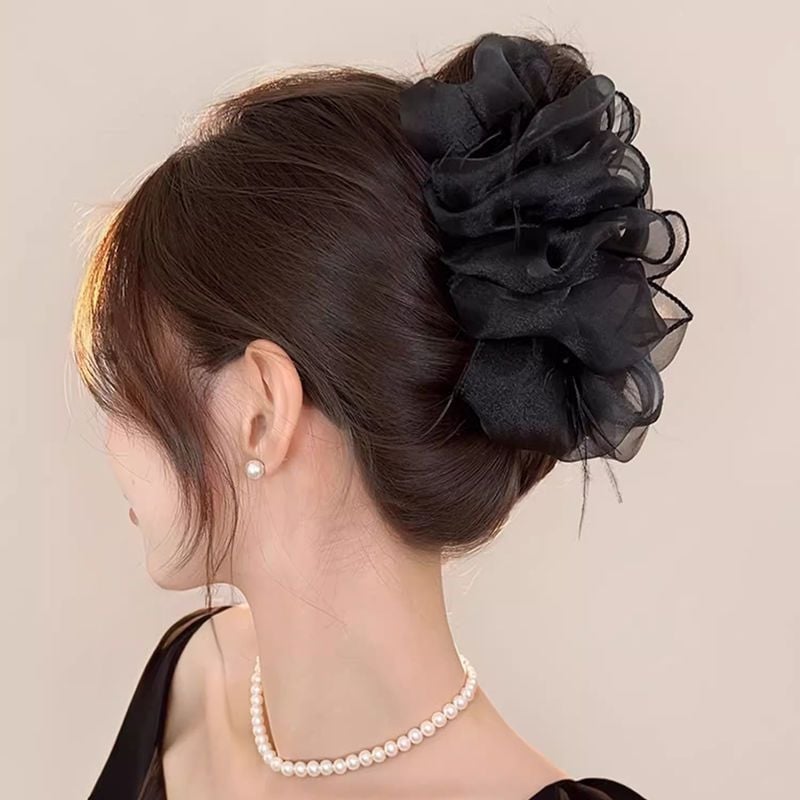 Аксесоар за коса - Grip Clip, Академичен стил, Свеж и сладък стил, 2025 лято