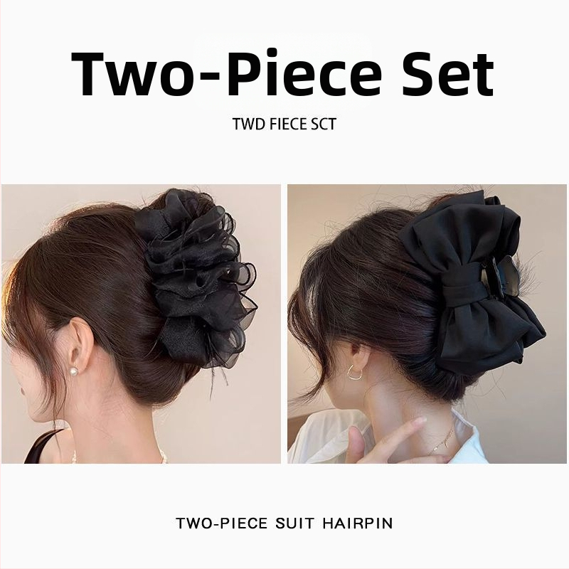 Аксесоар за коса - Grip Clip, Академичен стил, Свеж и сладък стил, 2025 лято